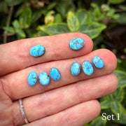 MADE TO ORDER: Lavender Mountain Maven Ear Jackets - Golden Hills Turquoise Earrings
