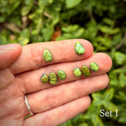 MADE TO ORDER: Green Mountain Maven Ear Jackets - Sonoran Gold Turquoise Earrings