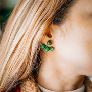 Mountain Maven Ear Jackets - Sonoran Gold Turquoise Earrings - Pair 1
