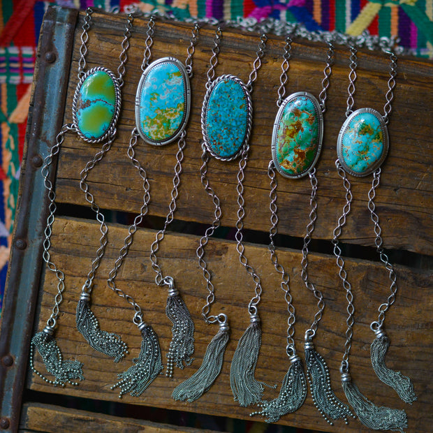Rustic Feminine Bolos- Natural High Grade Turquoise Necklaces