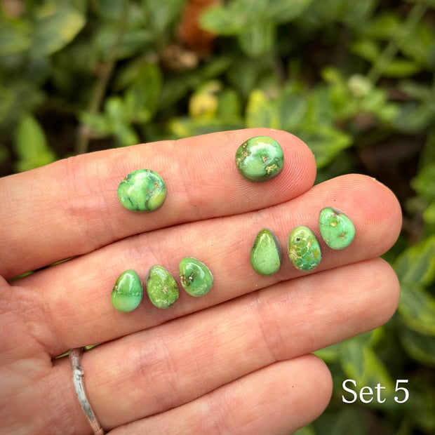 MADE TO ORDER: Green Mountain Maven Ear Jackets - Sonoran Gold Turquoise Earrings
