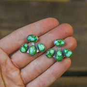 Mountain Maven Ear Jackets - Sonoran Gold Turquoise Earrings - Pair 7