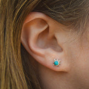 Turquoise Celestial Stud Earrings