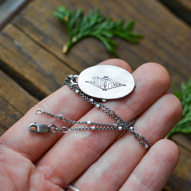 Evergreen Emblem - Pine Tree Necklace