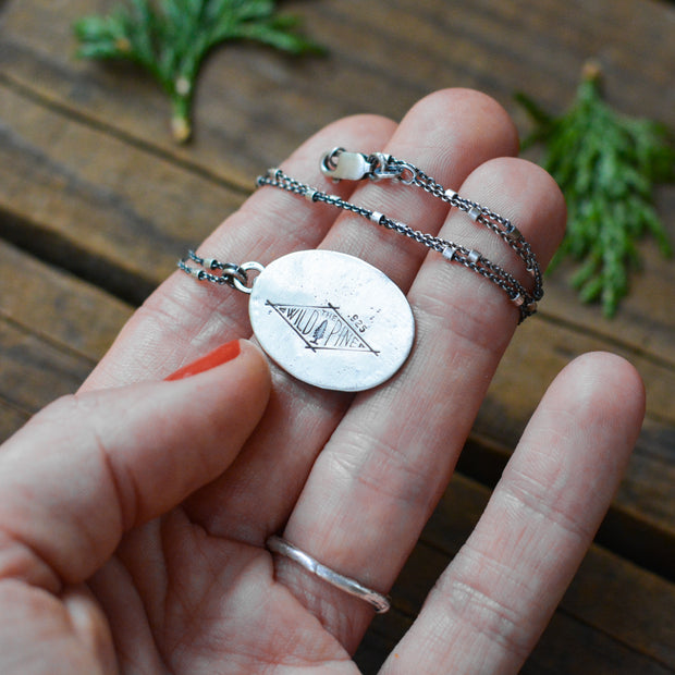Evergreen Emblem - Pine Tree Necklace