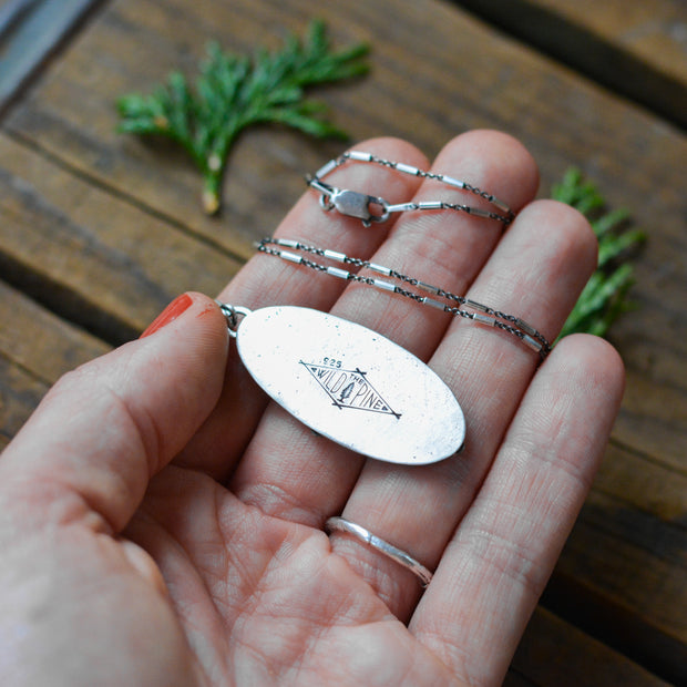 Evergreen Emblem - Pine Tree Necklace
