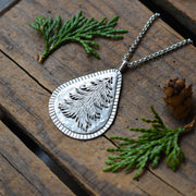 Evergreen Emblem - Pine Tree Necklace