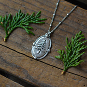 Evergreen Emblem - Pine Tree Necklace