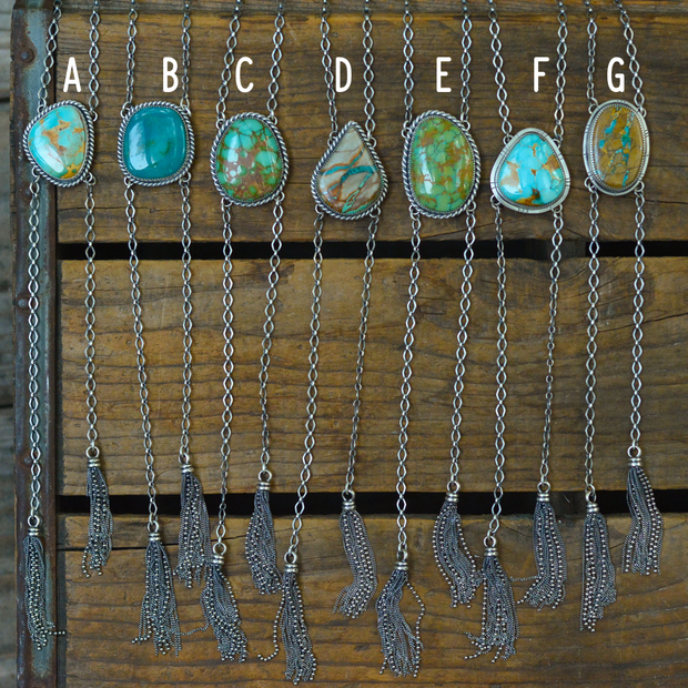 Rustic Feminine Bolos- Natural High Grade Turquoise Necklaces