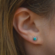 Celestial Studs - Kingman Turquoise Earrings