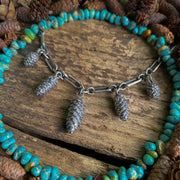 Pinecone Charm Choker Necklace - PRE-ORDER